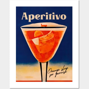 Retro Aperitivo Poster Aperitivo Homebar, Kitchen Bar Prints, Vintage Drinks, Recipe, Wall Art Posters and Art